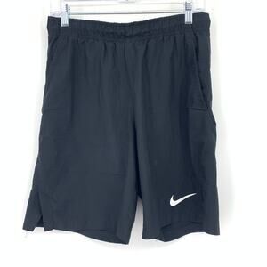 Nike Casual Pull On Activewear Shorts Mens Size Small Black Elastic Waist